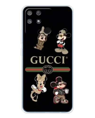 Чехол для Realme NARZO 80 Lite 4G с картинкой «Gucci — герои Disney и монограмма» Чехол для Realme NARZO 80 Lite 4G с картинкой «Gucci — герои Disney и монограмма»