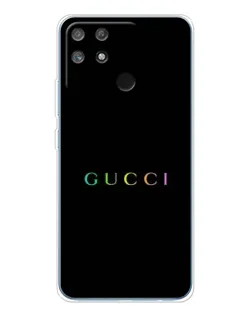 Чехол для Realme NARZO 80 Lite 4G с картинкой «Gucci — неоновый минимализм»