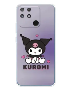 Чехол для Realme NARZO 80 Lite 4G с картинкой «Kuromi — фиолетовый арт»