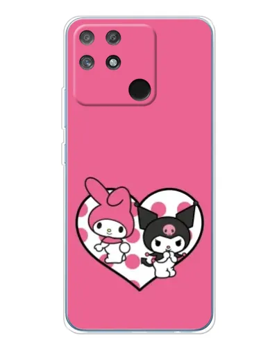 Чехол для Realme NARZO 80 Lite 4G с картинкой «Kuromi и My Melody»
