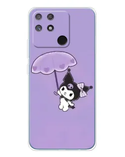 Чехол для Realme NARZO 80 Lite 4G с картинкой «Kuromi с зонтиком»