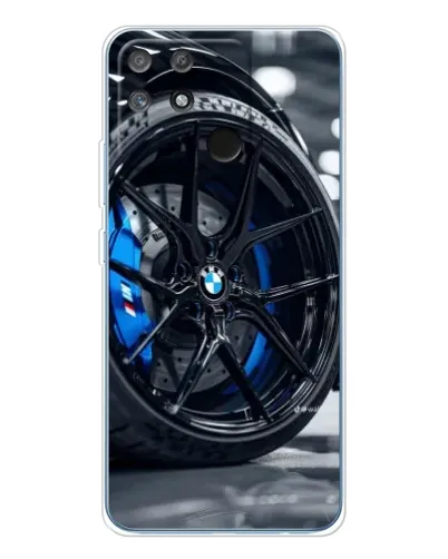 Чехол для Realme NARZO 80 Lite 4G с картинкой «Колесо BMW вблизи»