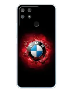 Чехол для Realme NARZO 80 Lite 4G с картинкой «Логотип BMW — вспышка»