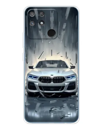 Чехол для Realme NARZO 80 Lite 4G с картинкой «BMW в свете фар»