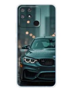 Чехол для Realme NARZO 80 Lite 4G с картинкой «BMW в огнях города»