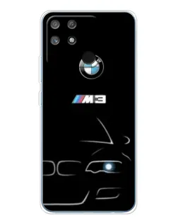 Чехол для Realme NARZO 80 Lite 4G с картинкой «Минималистичный принт BMW M3»