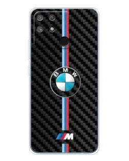 Чехол для Realme NARZO 80 Lite 4G с картинкой «Эмблема BMW и карбон»