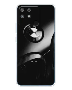 Чехол для Realme NARZO 80 Lite 4G с картинкой «Эмблема BMW — макро»