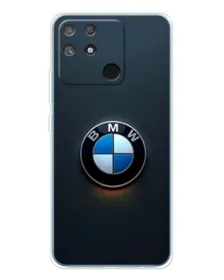 Чехол для Realme NARZO 80 Lite 4G с картинкой «Логотип BMW — минимализм»