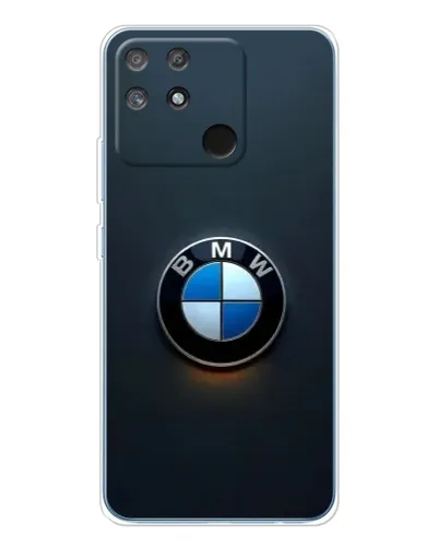 Чехол для Realme NARZO 80 Lite 4G с картинкой «Логотип BMW — минимализм»