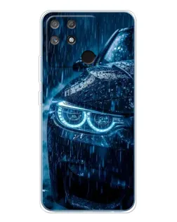 Чехол для Realme NARZO 80 Lite 4G с картинкой «BMW под дождем»