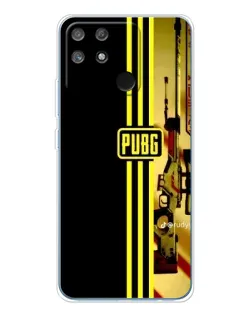 Чехол для Realme NARZO 80 Lite 4G с картинкой «PUBG — камуфляжный шлем»