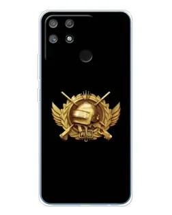 Чехол для Realme NARZO 80 Lite 4G с картинкой «PUBG — оранжевый градиент»
