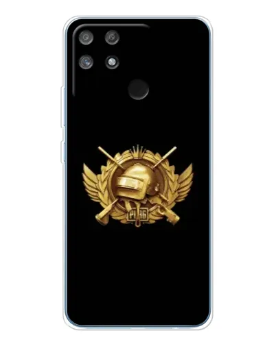 Чехол для Realme NARZO 80 Lite 4G с картинкой «PUBG — оранжевый градиент»