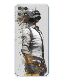 Чехол для Realme NARZO 80 Lite 4G с картинкой «PUBG — боец в пыли»