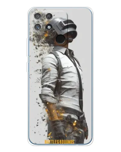 Чехол для Realme NARZO 80 Lite 4G с картинкой «PUBG — боец в пыли»