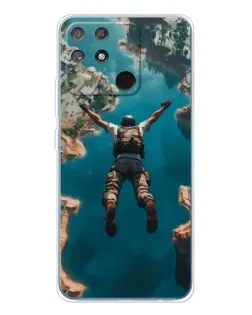 Чехол для Realme NARZO 80 Lite 4G с картинкой «PUBG — свободное падение»