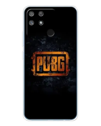 Чехол для Realme NARZO 80 Lite 4G с картинкой «PUBG — золотой логотип»