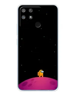 Чохол для Realme NARZO 80 Lite 4G з картинкою «Самотній герой на планеті»