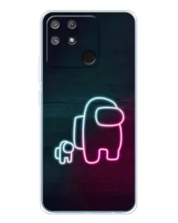 Чохол для Realme NARZO 80 Lite 4G з картинкою «Among Us неон-арт»