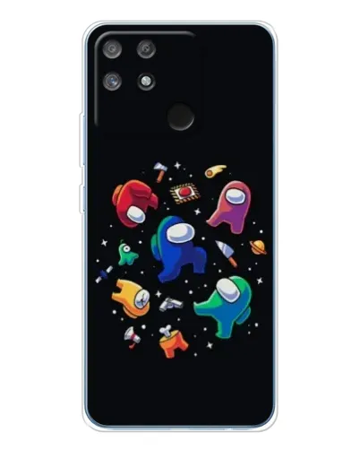 Чохол для Realme NARZO 80 Lite 4G з картинкою «Among Us космос» Чохол для Realme NARZO 80 Lite 4G з картинкою «Among Us космос»