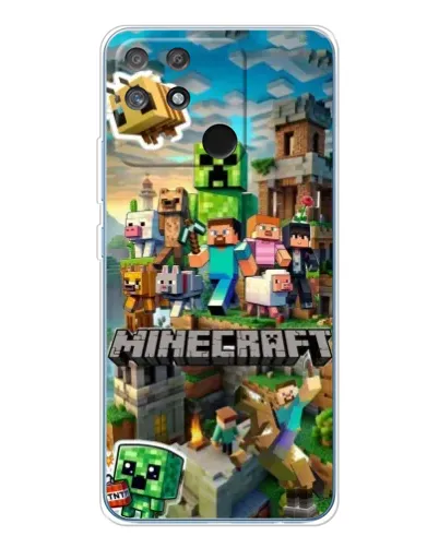 Чохол для Realme NARZO 80 Lite 4G з картинкою «Замок Minecraft»