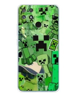 Чохол для Realme NARZO 80 Lite 4G з картинкою «Кріпери Minecraft»