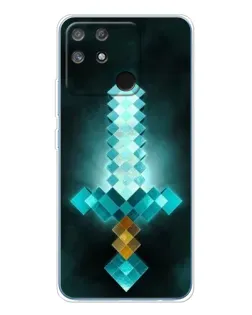 Чохол для Realme NARZO 80 Lite 4G з картинкою «Алмазний меч неон»