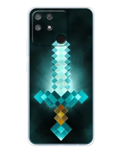 Чохол для Realme NARZO 80 Lite 4G з картинкою «Алмазний меч неон»
