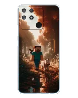 Чохол для Realme NARZO 80 Lite 4G з картинкою «Стів у лісі»