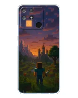 Чохол для Realme NARZO 80 Lite 4G з картинкою «Стів біля вежі»
