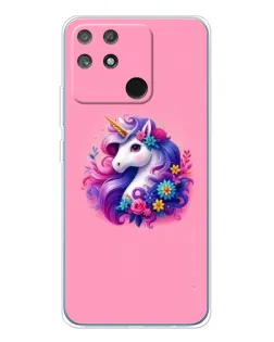 Чехол для Realme NARZO 80 Lite 4G с картинкой «Сказочный единорог»