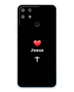 Чохол для Realme NARZO 80 Lite 4G з картинкою «Серце - Jesus»