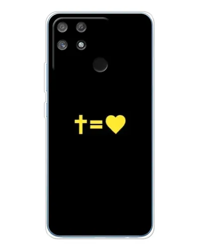 Чохол для Realme NARZO 80 Lite 4G з картинкою «Серце та Хрест» Чохол для Realme NARZO 80 Lite 4G з картинкою «Серце та Хрест»