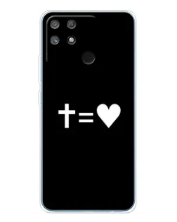 Чохол для Realme NARZO 80 Lite 4G з картинкою «Хрест та Серце»