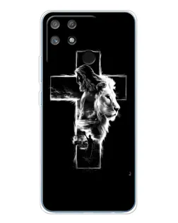Чохол для Realme NARZO 80 Lite 4G з картинкою «Сяючий хрест Jesus»