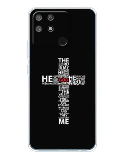 Чохол для Realme NARZO 80 Lite 4G з картинкою «Текстовий хрест»