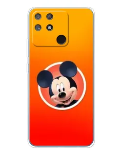 Чехол для Realme NARZO 80 Lite 4G с картинкой «Mickey в круге»