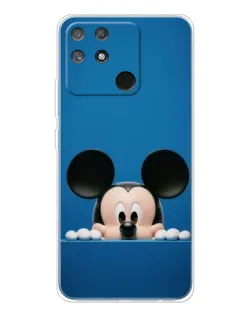Чехол для Realme NARZO 80 Lite 4G с картинкой «Микки выглядывает»