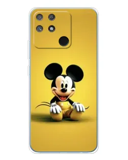 Чехол для Realme NARZO 80 Lite 4G с картинкой «Микки на желтом»