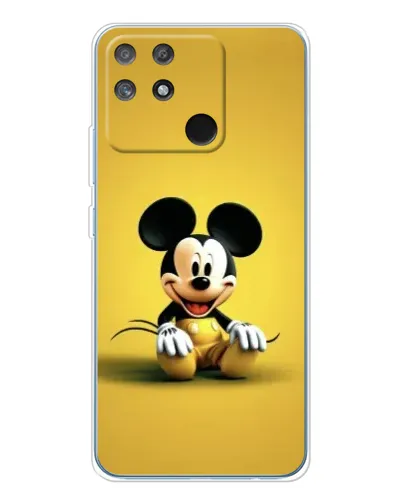 Чехол для Realme NARZO 80 Lite 4G с картинкой «Микки на желтом»