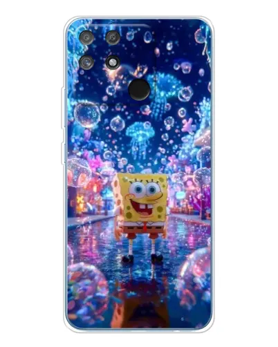 Чехол для Realme NARZO 80 Lite 4G с картинкой «Неоновый океан»