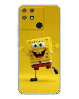 Чехол для Realme NARZO 80 Lite 4G с картинкой «Позитивный Губка Боб»