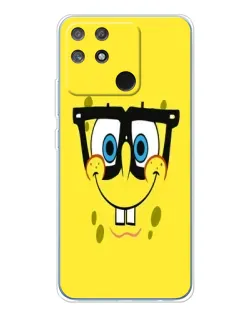 Чехол для Realme NARZO 80 Lite 4G с картинкой «Минималистичный Спанч Боб»