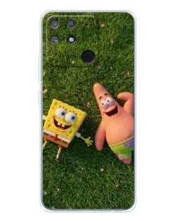 Чехол для Realme NARZO 80 Lite 4G с картинкой «Друзья на лужайке»