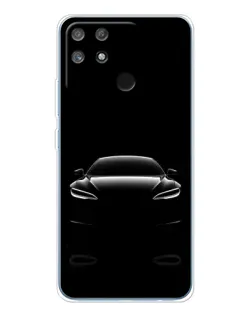 Чехол для Realme NARZO 80 Lite 4G с картинкой «Силуэт Tesla Night»