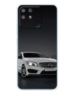 Чехол для Realme NARZO 80 Lite 4G с картинкой «Mercedes AMG GT Silver»