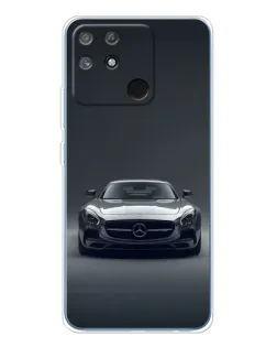 Чехол для Realme NARZO 80 Lite 4G с картинкой «Mercedes на черном»