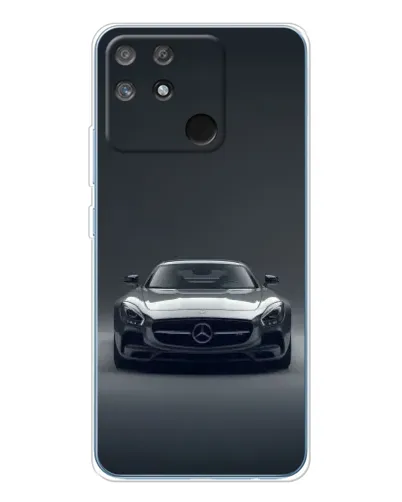 Чехол для Realme NARZO 80 Lite 4G с картинкой «Mercedes на черном»