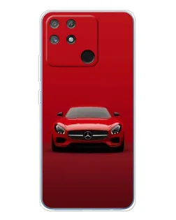 Чехол для Realme NARZO 80 Lite 4G с картинкой «Красный Mercedes AMG»
